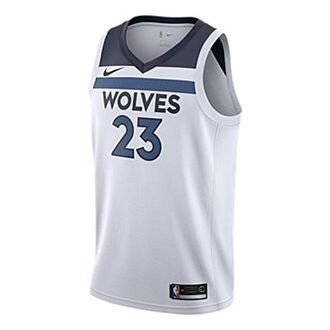 

Спортивная футболка nba basketball jersey vest sw fan edition minnesota timberwolves jimmy butler 23 white blue Nike, белый