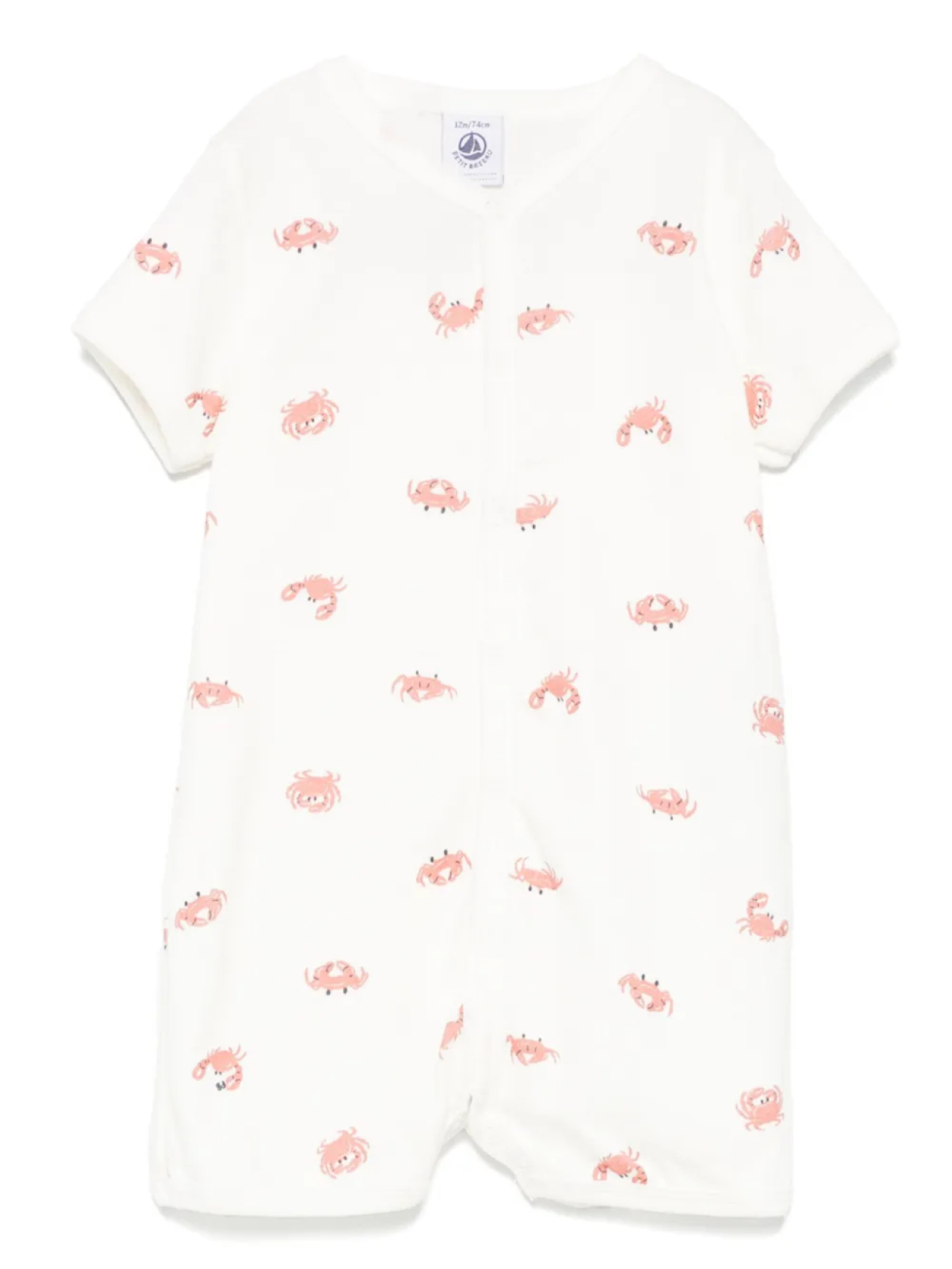 

Комбинезон с принтом Petit Bateau, белый