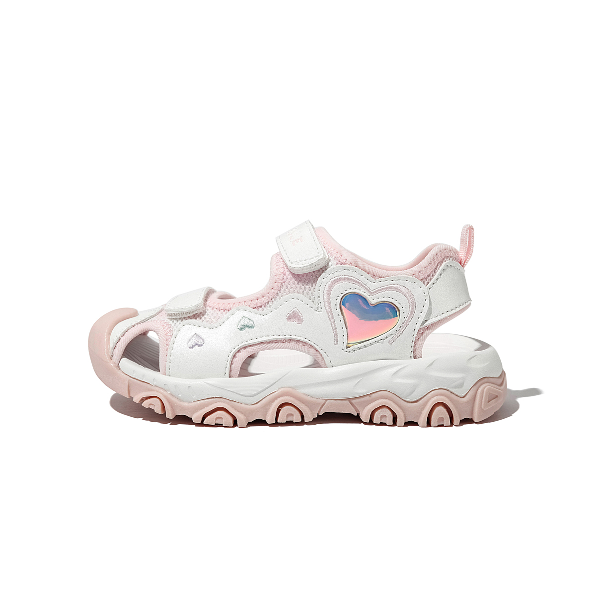 

Детские сандалии дошкольного возраста BELLE, белый/розовый