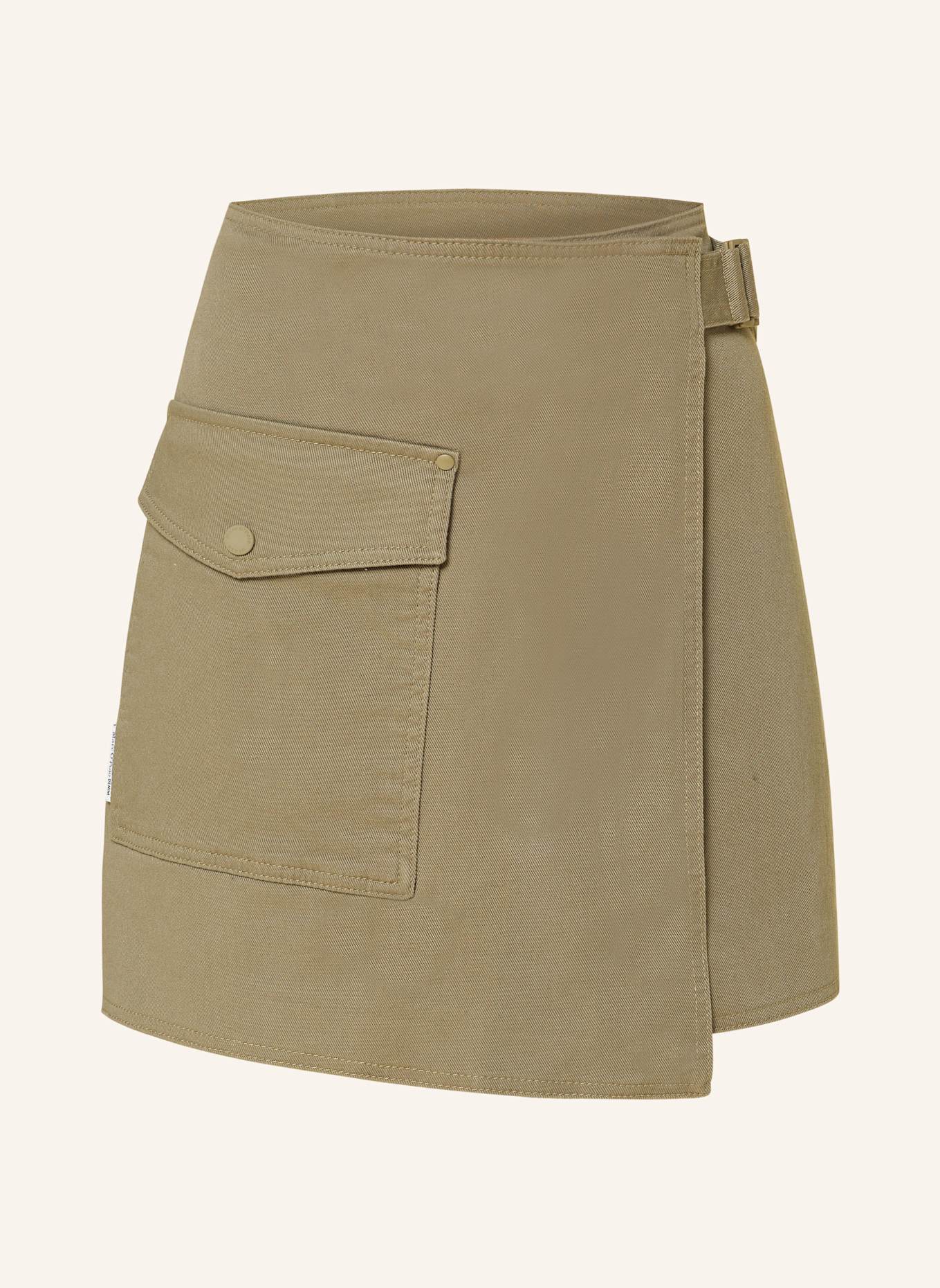 

Юбка из денима с запахом спереди Marc O'Polo Denim, хаки