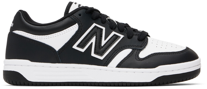 Бело-черные кроссовки 480 New Balance