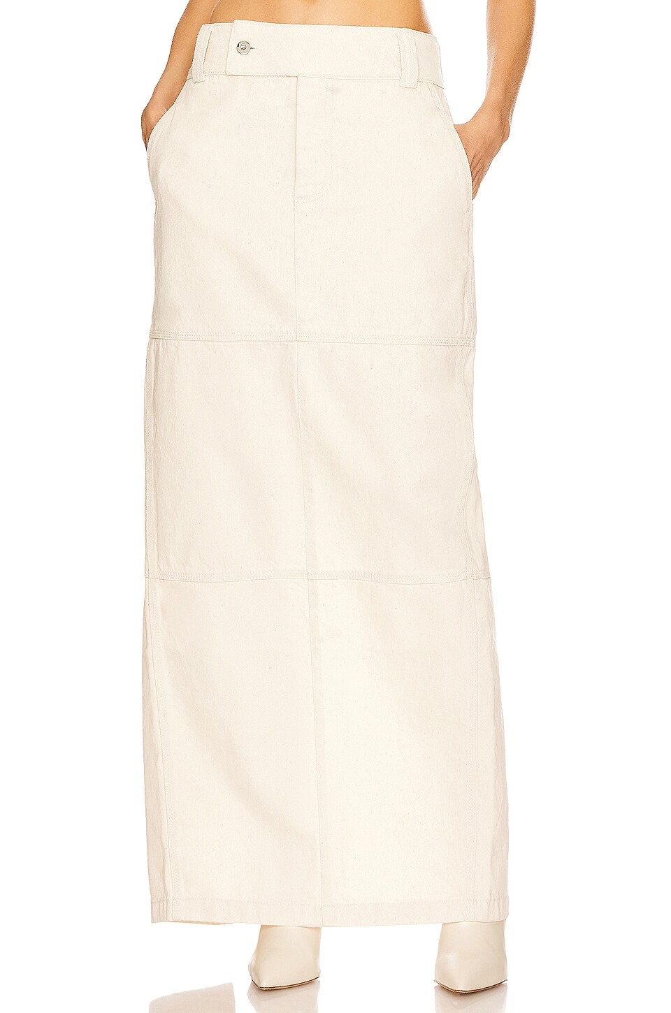 

Юбка макси Helsa Maxi Skirt, экрю