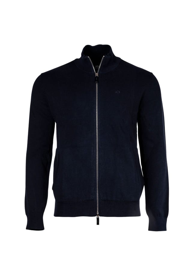 

Кардиган - хлопок на молнии Armani Exchange, синий