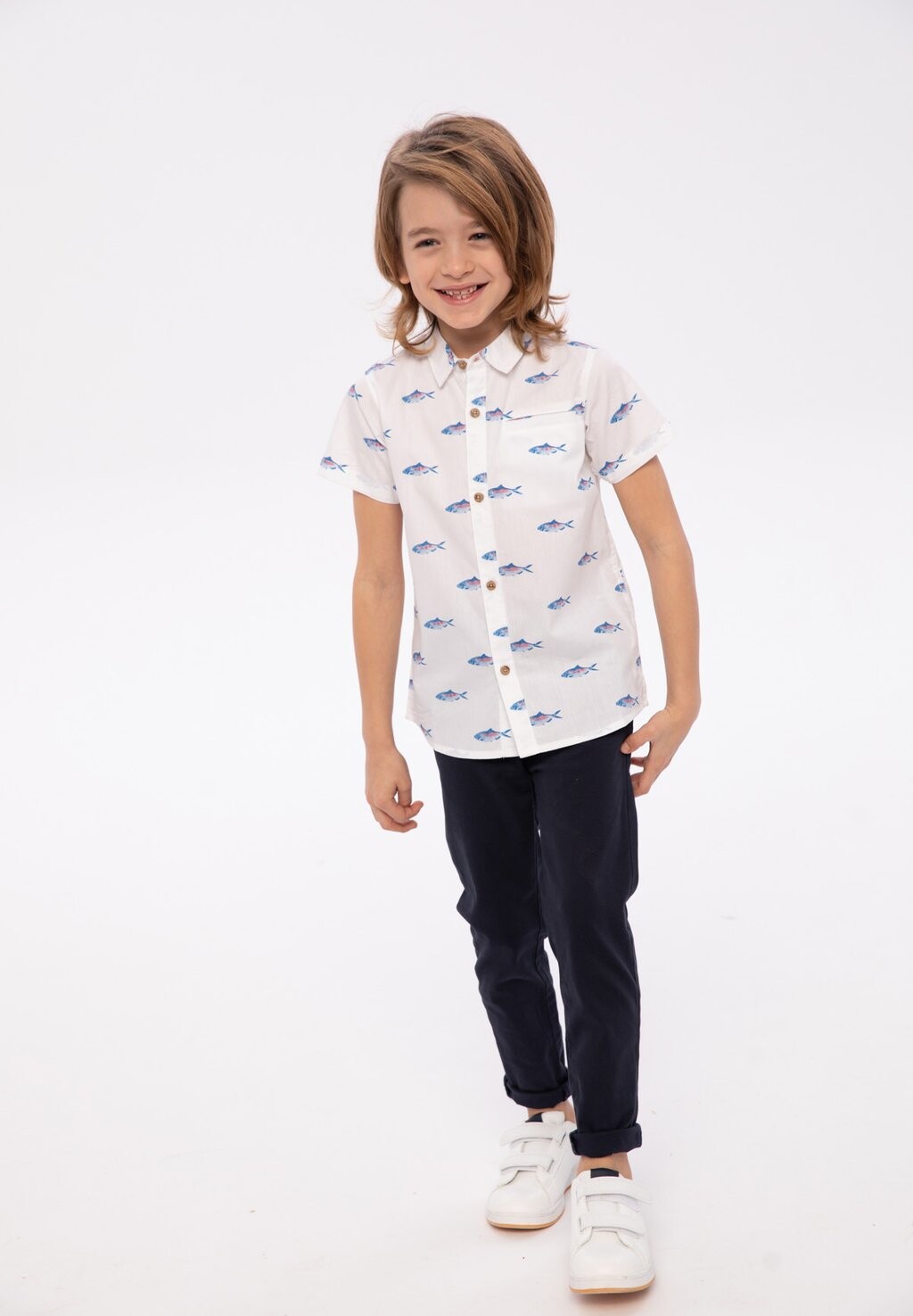 

Рубашка ALL OVER PRINT MINOTI, цвет white