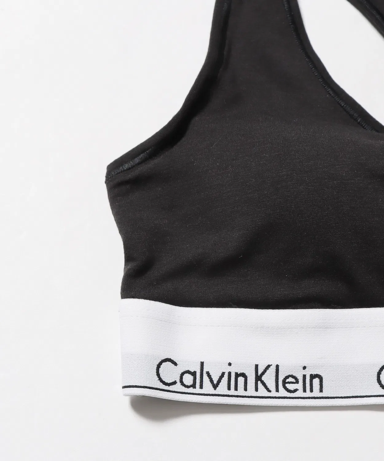 Бралетт Calvin Klein с логотипом на поясе, чёрный — фото 2