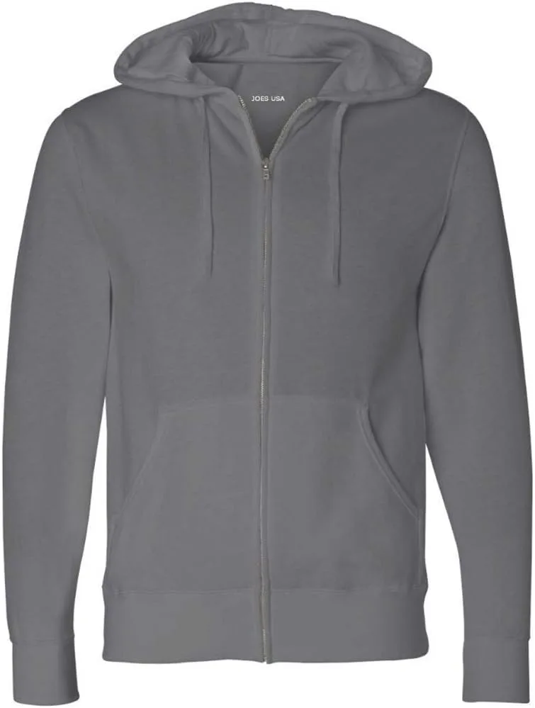 

Толстовка с капюшоном на молнии Joe's USA, Big & Tall, 9 унций