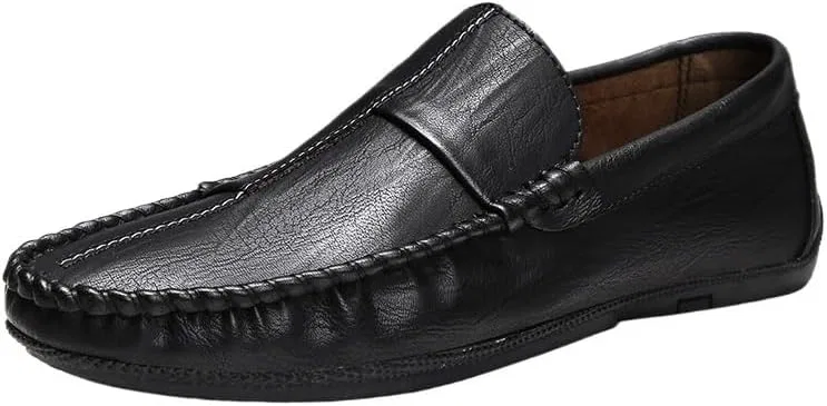 Лоферы кожаные мужские Luxury Business Dress Oxford, черный UOPYNE