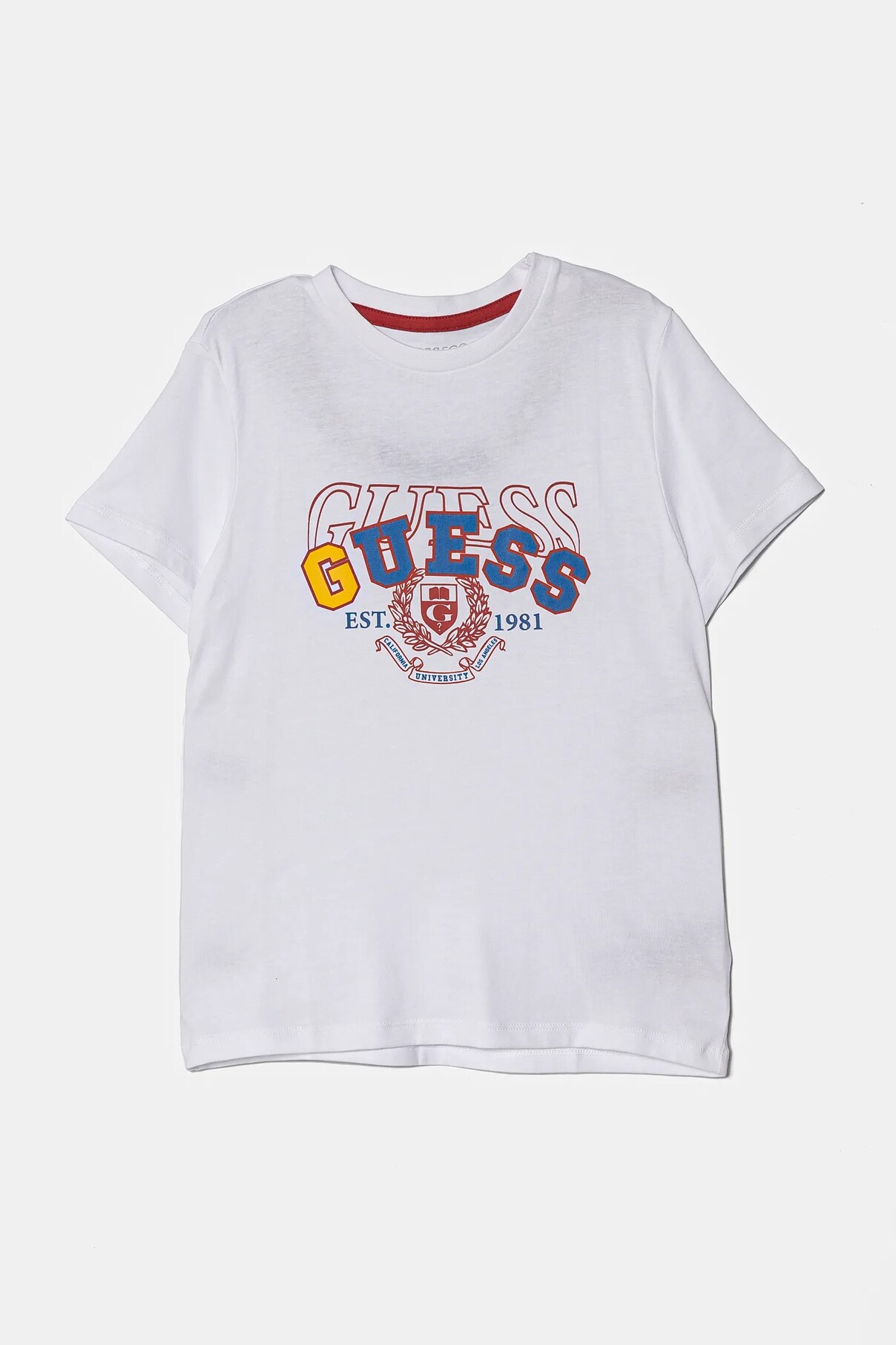 

Футболка из хлопка для детей Guess, белый