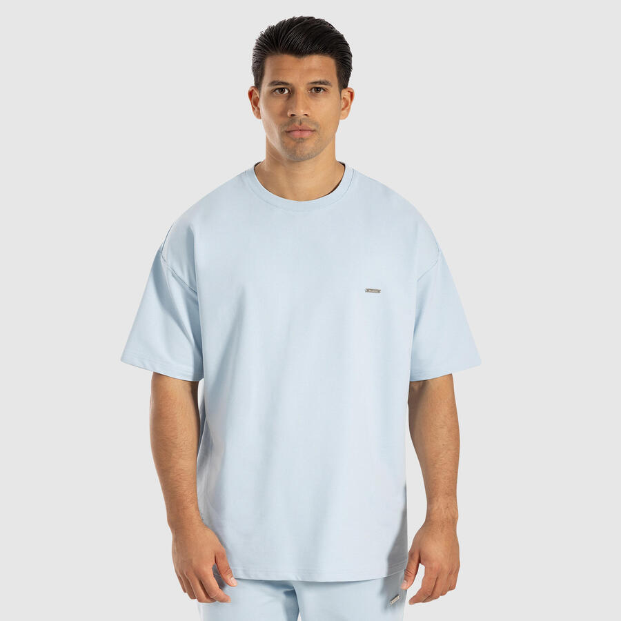 

SMILODOX Мужская футболка Thiago светло-голубая