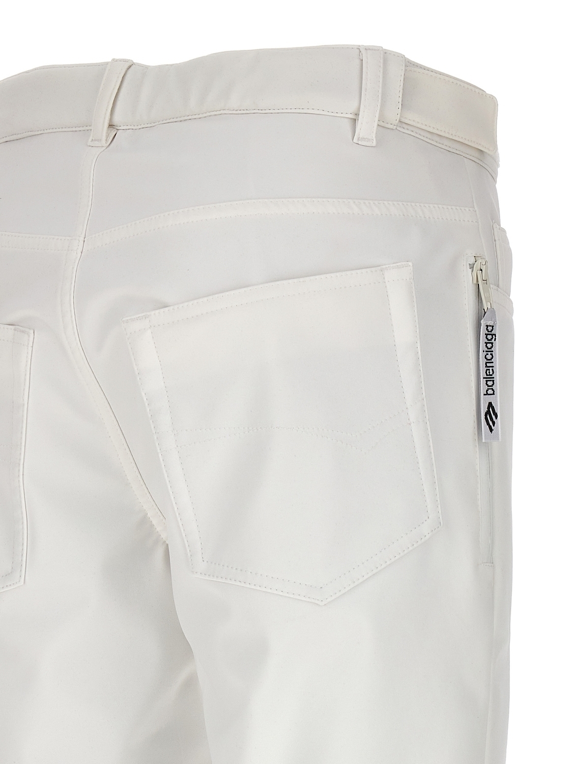 Брюки «5-карманные Ski 3B Sports Icon» BALENCIAGA, белый — фото 4