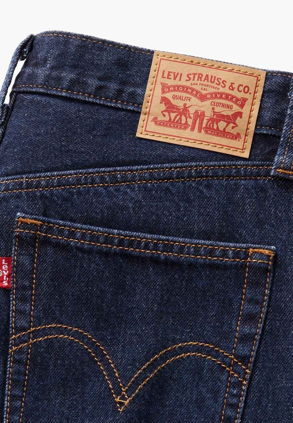Мешковатые джинсы 94 BAGGY WIDE LEG Levi's, темно-синий — фото 4
