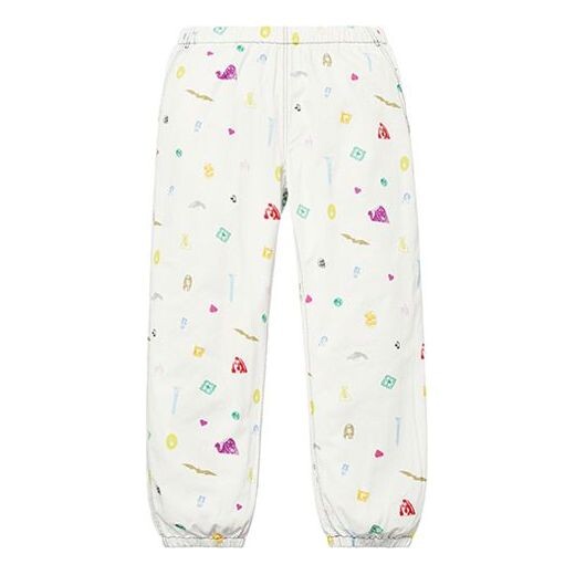 

Брюки ss19 deep space skate pant casual pants white Supreme, белый