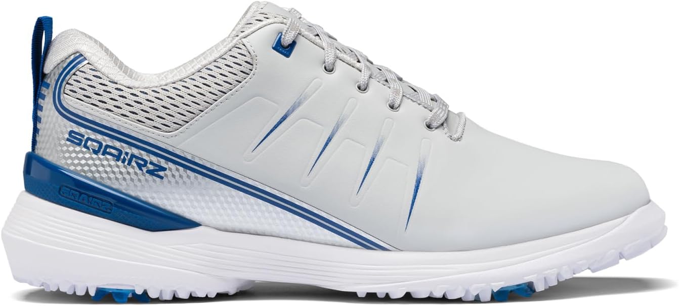 

Мужские гольф-кроссовки SQAIRZ SPEED2 LT, разработаны для равновесия и производительности, водонепроницаемые гольф-кроссовки с заменяемыми шипами, голубой