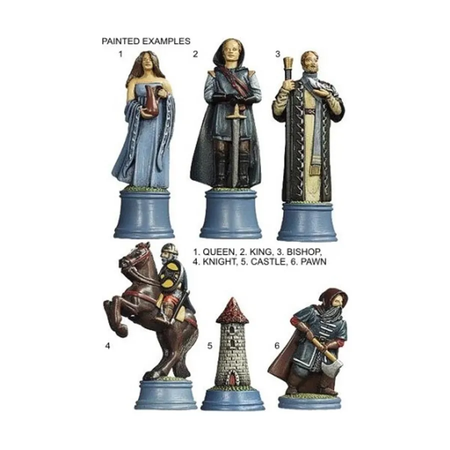 

Фэнтезийные формы - Lords of the West's Side, Chess Set Moulds (54mm)