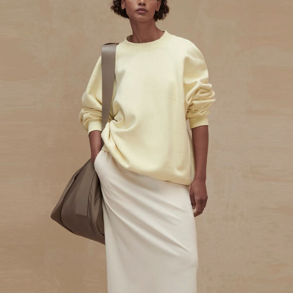 Толстовка Fear of God Essentials FW22 Essentials Crewneck Canary — фото 3