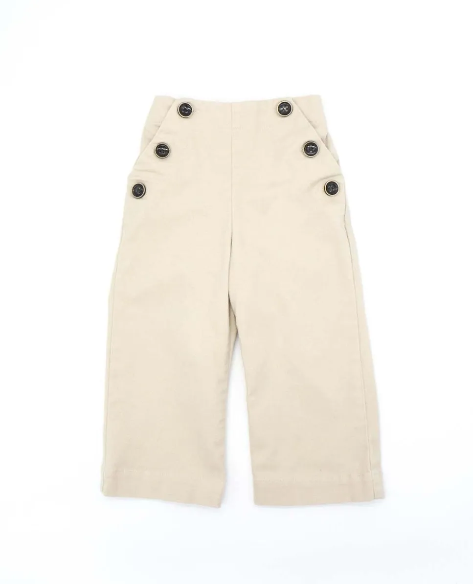 

Детские хлопковые штаны Fina Ejerique, бежевый