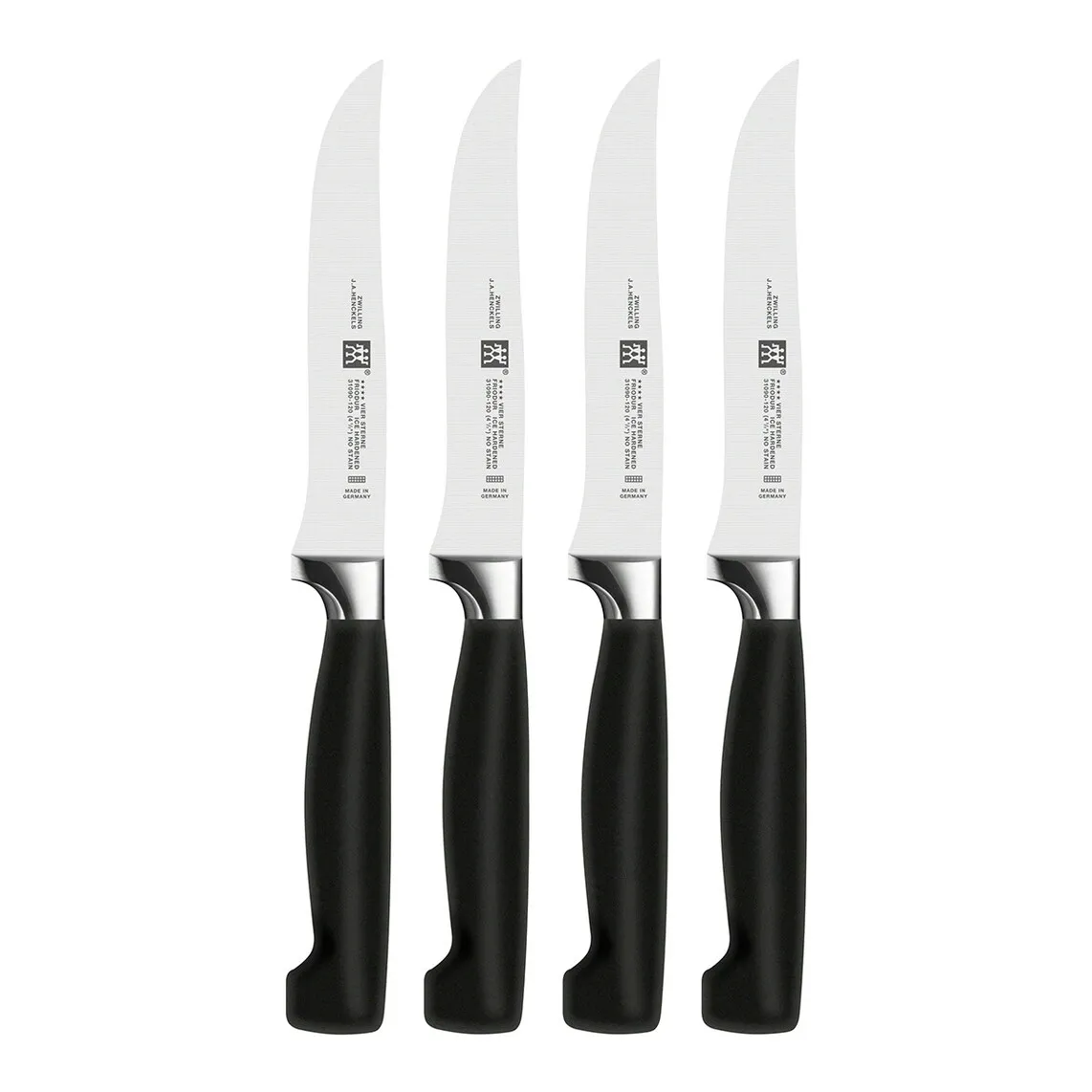 

Набор из 4 ножей для стейка Four Star Zwilling, черный