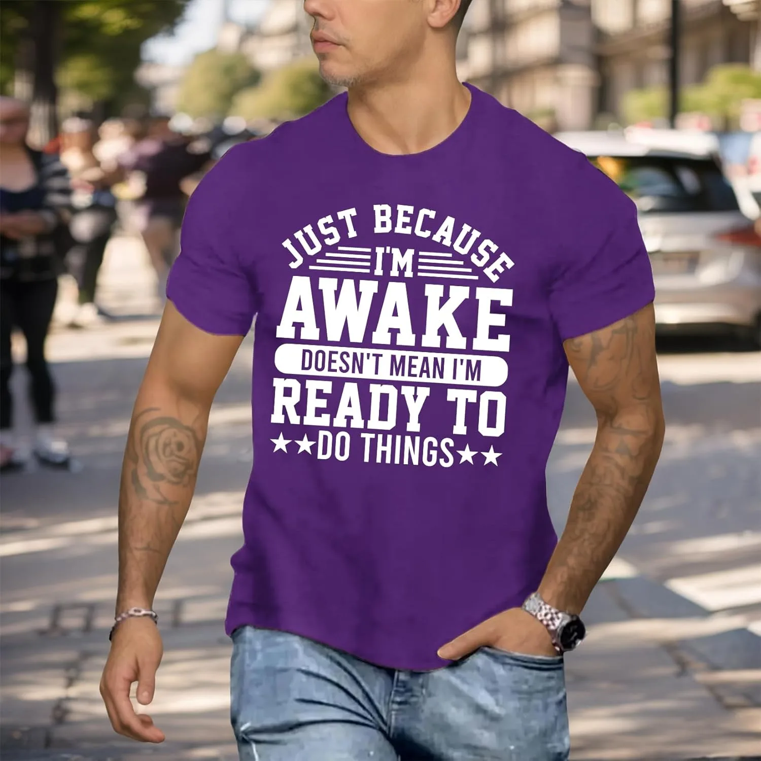 Футболка мужская Casual с принтом Funny Shirts — фото 2
