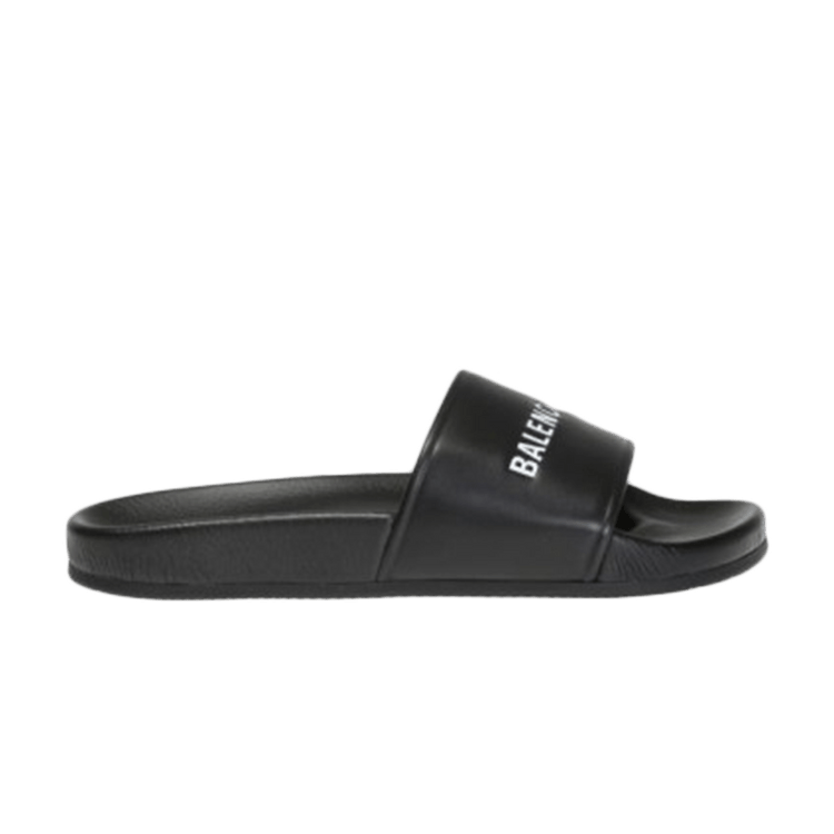 

Кроссовки Balenciaga Logo Slide 'Black', черный