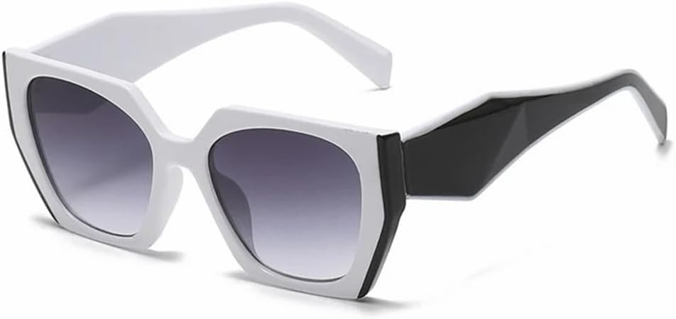 

Спортивные солнцезащитные очки для женщин, солнцезащитные очки в стиле ретро-панк для мужчин и женщин, солнцезащитные очки с защитой от УФ-излучения UV400 MTZJH, C5 White Gray