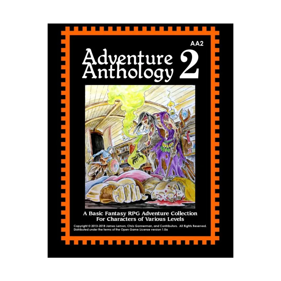 

Adventure Anthology #2, Basic Fantasy (d20), мягкая обложка