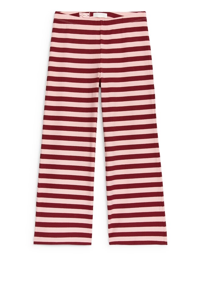 

Брюки из хлопка в рубчик Arket, красный
