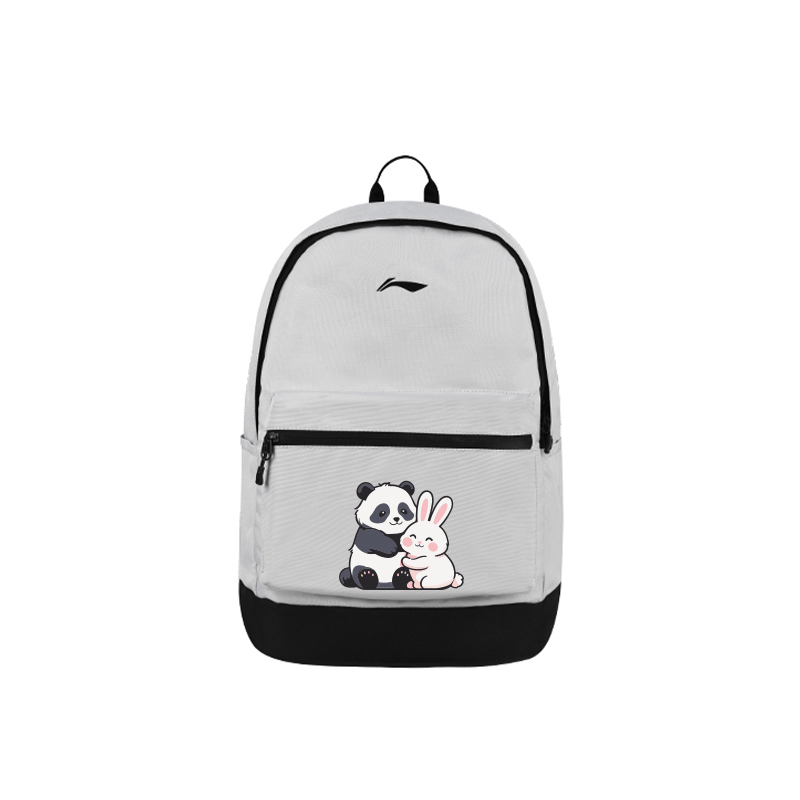 

LINING Полиэстеровый рюкзак унисекс антарктический серый, Panda and Bunny