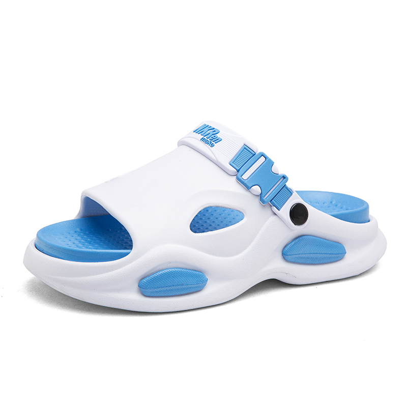 

CariteSport Тихие быстросохнущие шлепанцы мужские бело-голубые, цвет White Blue