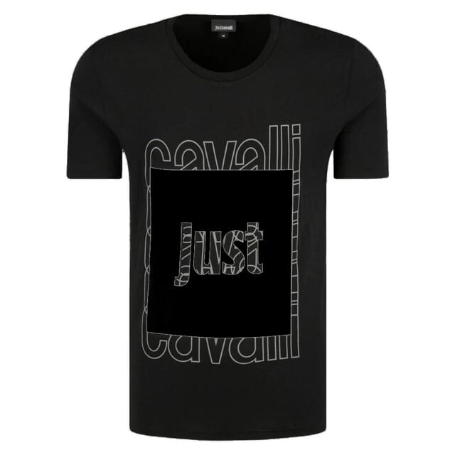 

Футболка с логотипом Box Just Cavalli, черный
