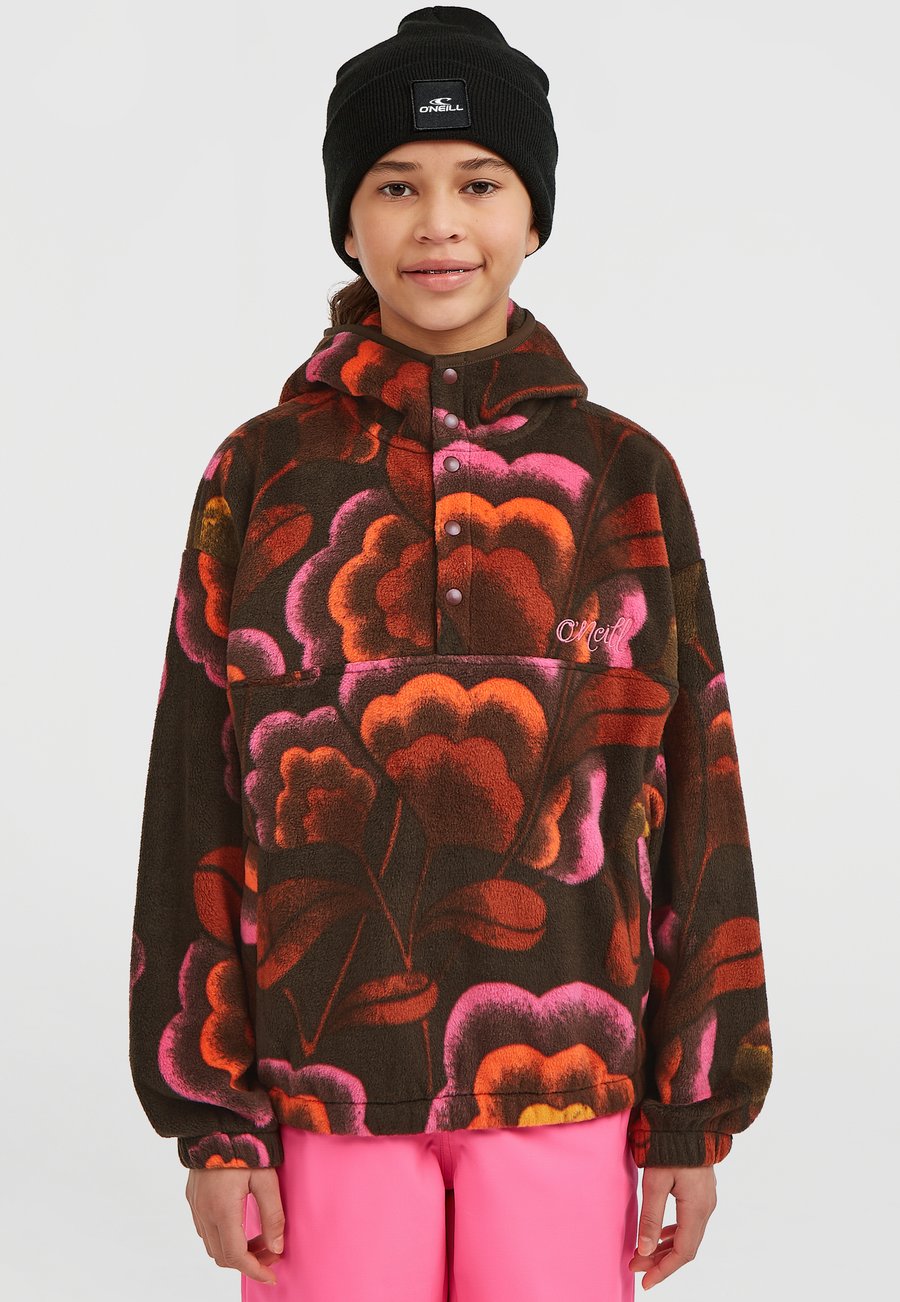 Джемпер O'Neill Fleece jumper, Brown Originals Flower/Brown — фото 2