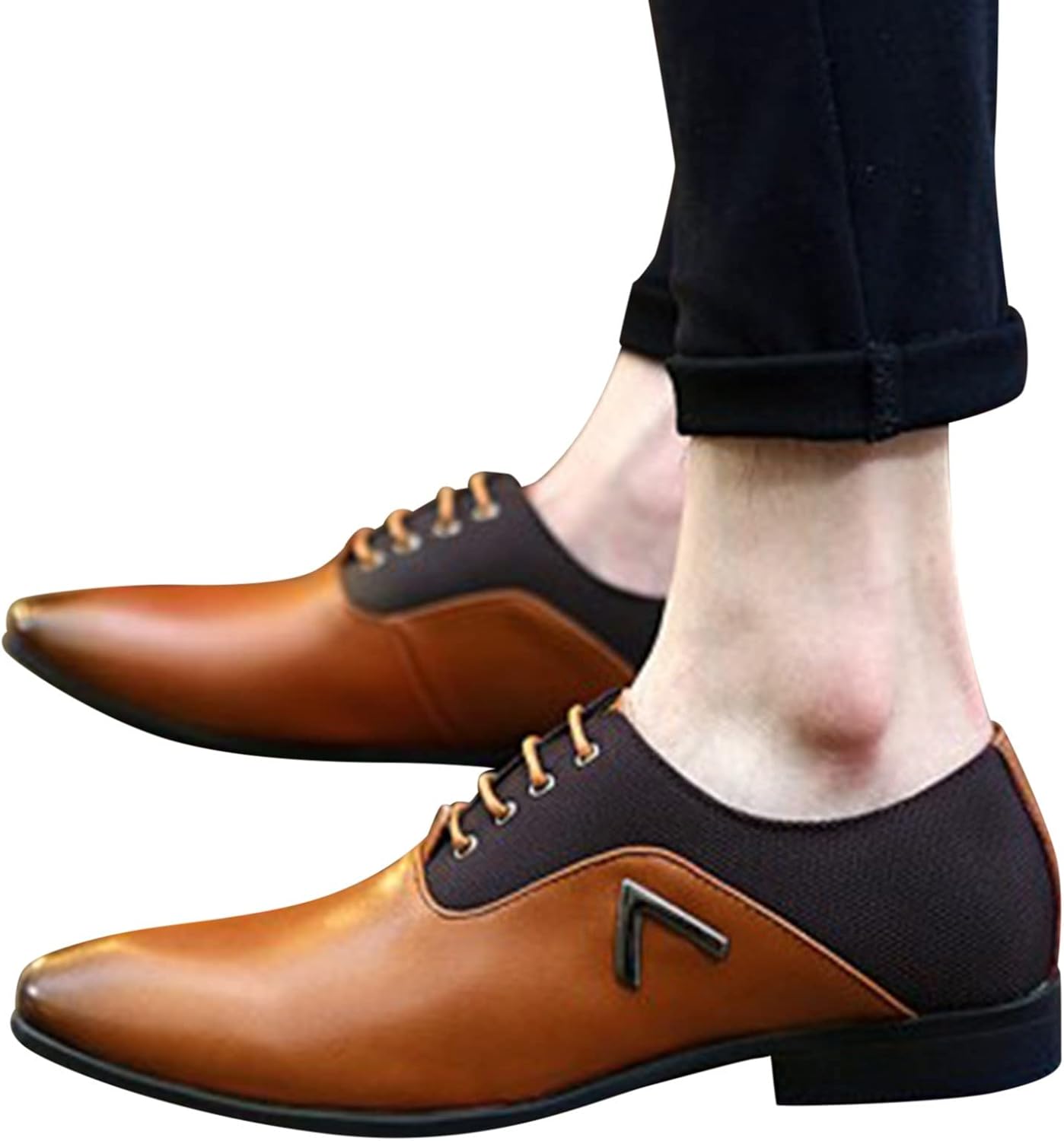 

Мужские классические оксфорды Hbeylia, деловые формальные туфли с шнуровкой на 4 отверстия, британский стиль, легкая кожаная обувь на смокинг, заостренный носок, удобные туфли для принца, офиса, свадьбы, деловые туфли с крыльями, желтый