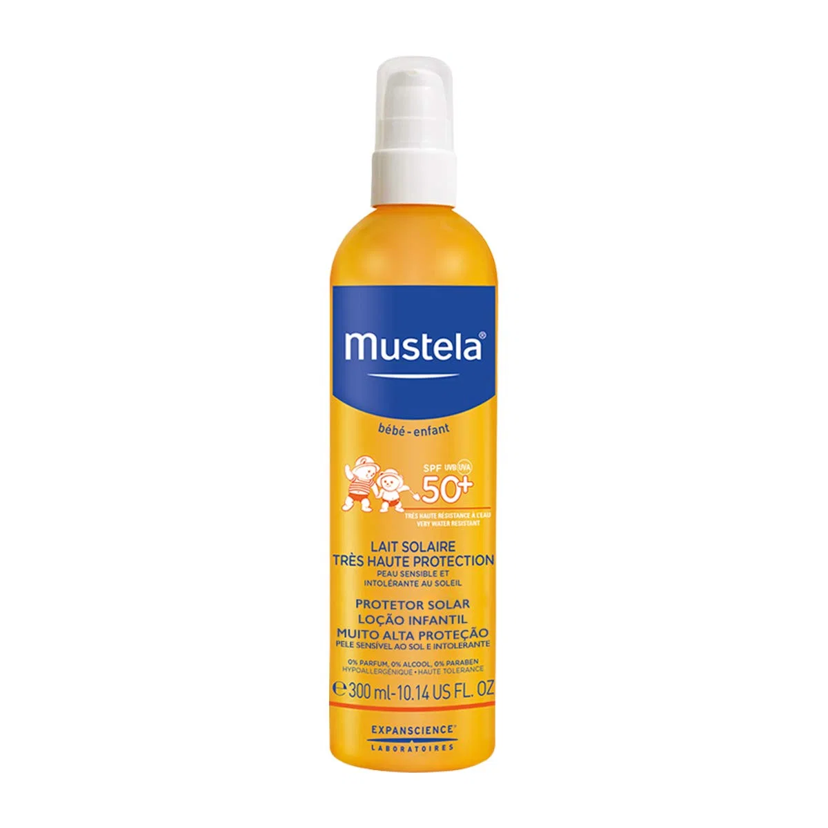 Солнцезащитный лосьон Mustela Very High Protection SPF50+ 300 мл Mustela