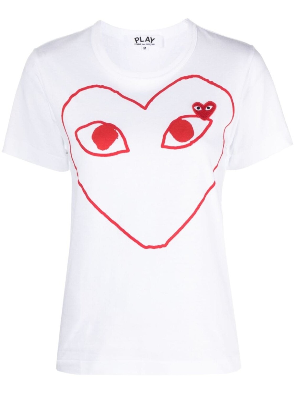 

Comme Des Garçons Play футболка с сердцем, белый
