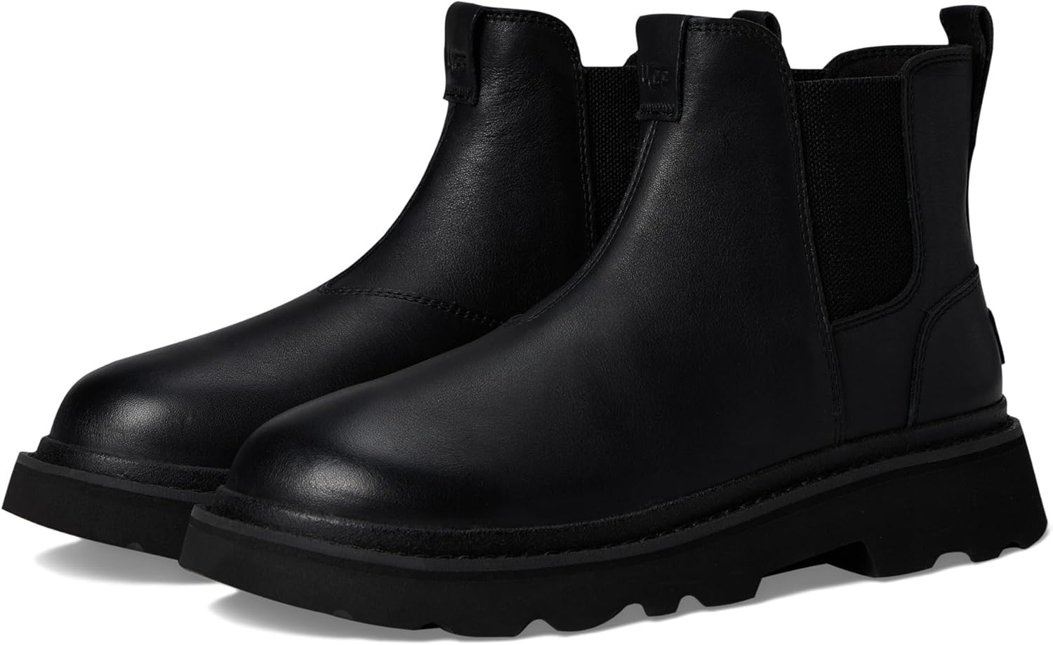 

Мужские модные кожаные ботинки UGG Chelsea Lug, черный