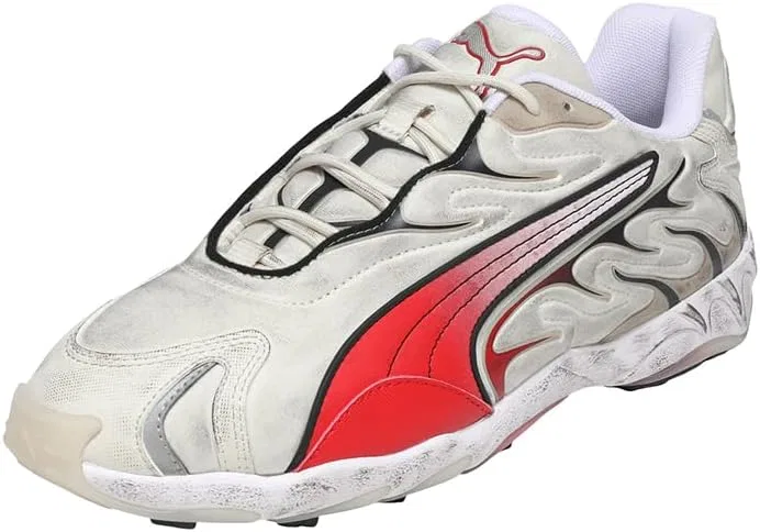 Кроссовки Puma Unisex Adult Inhale Distressed Trainers, Alpine Snow For All Time Red