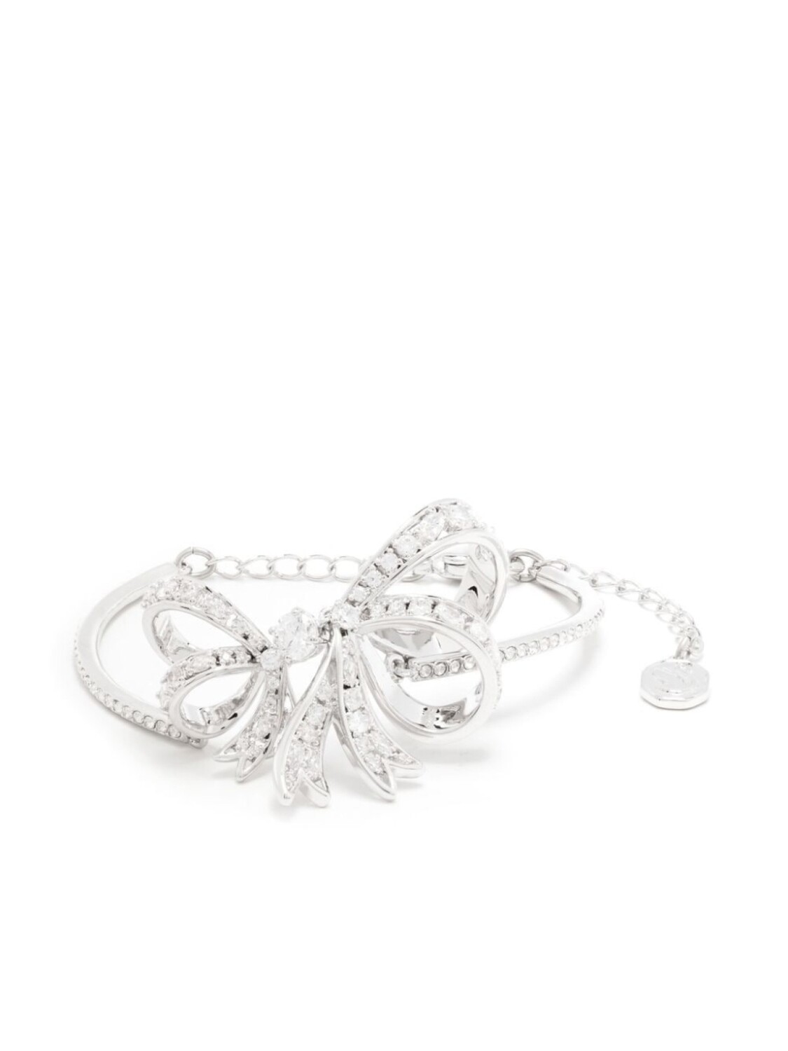 

Браслет-бэнгл Volta Swarovski, серебряный
