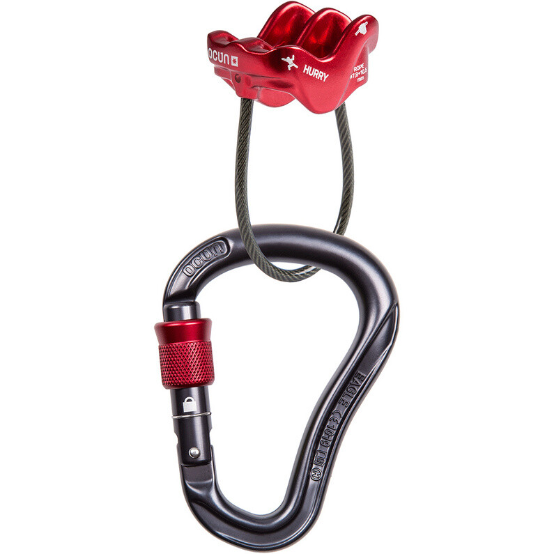 

Комплект страховочных устройств Belay Eagle Screw Hurry Ocun, красный
