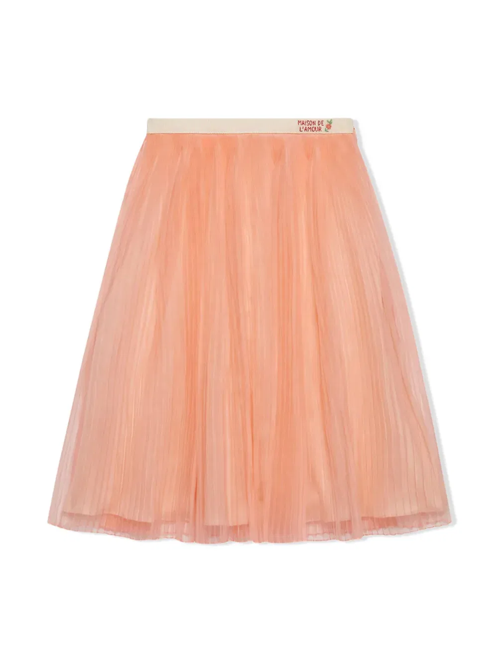 Юбка Maison de l'amour из органзы Gucci Kids, розовый