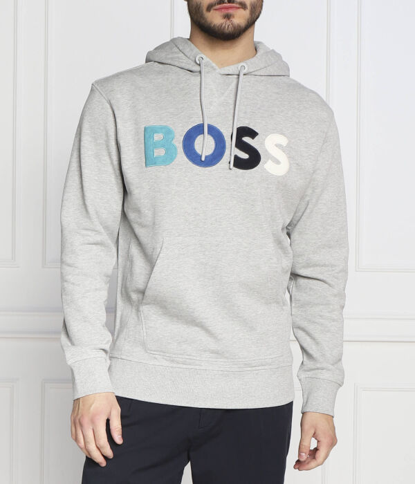 

Свитер мыцветнойфлис Regular fit Boss Orange, серый