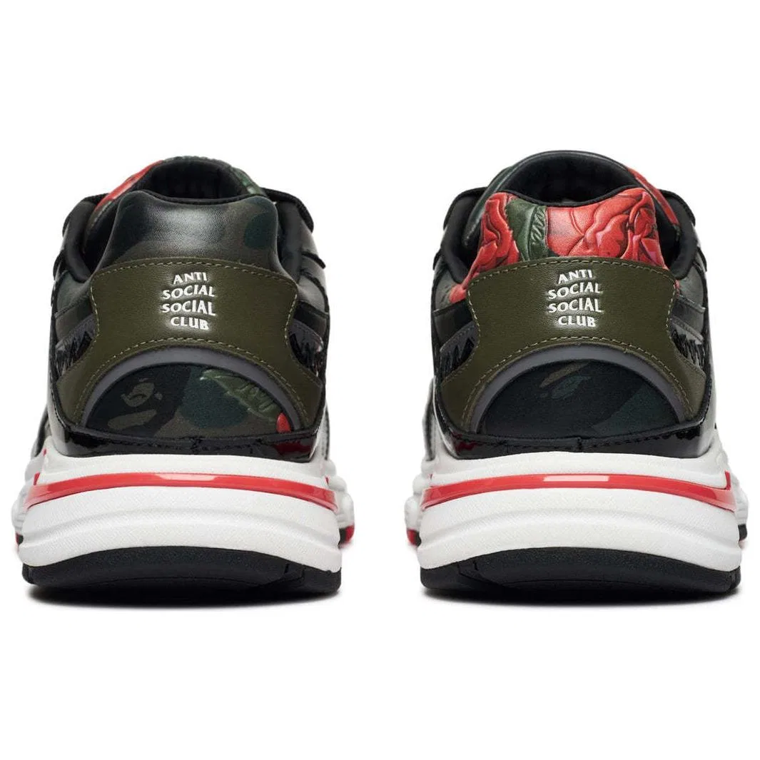 Кроссовки кожаные A BATHING APE черные — фото 4