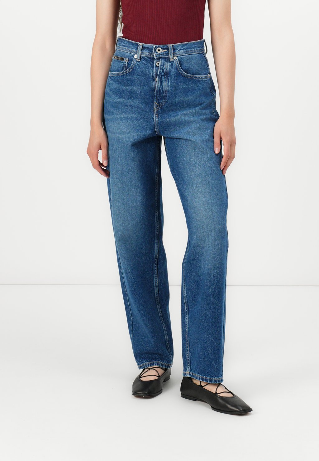 

Джинсы свободного кроя BARREL JEANS ADDISON Pepe Jeans, цвет Blue Denim