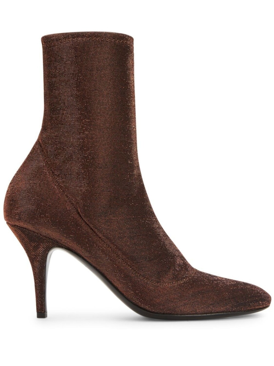 Giuseppe Zanotti ботинки Felicienne с эффектом металлик, коричневый
