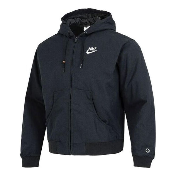 

Куртка Nike Sportswear back graphic hooded zipped jacket 'Black', черный