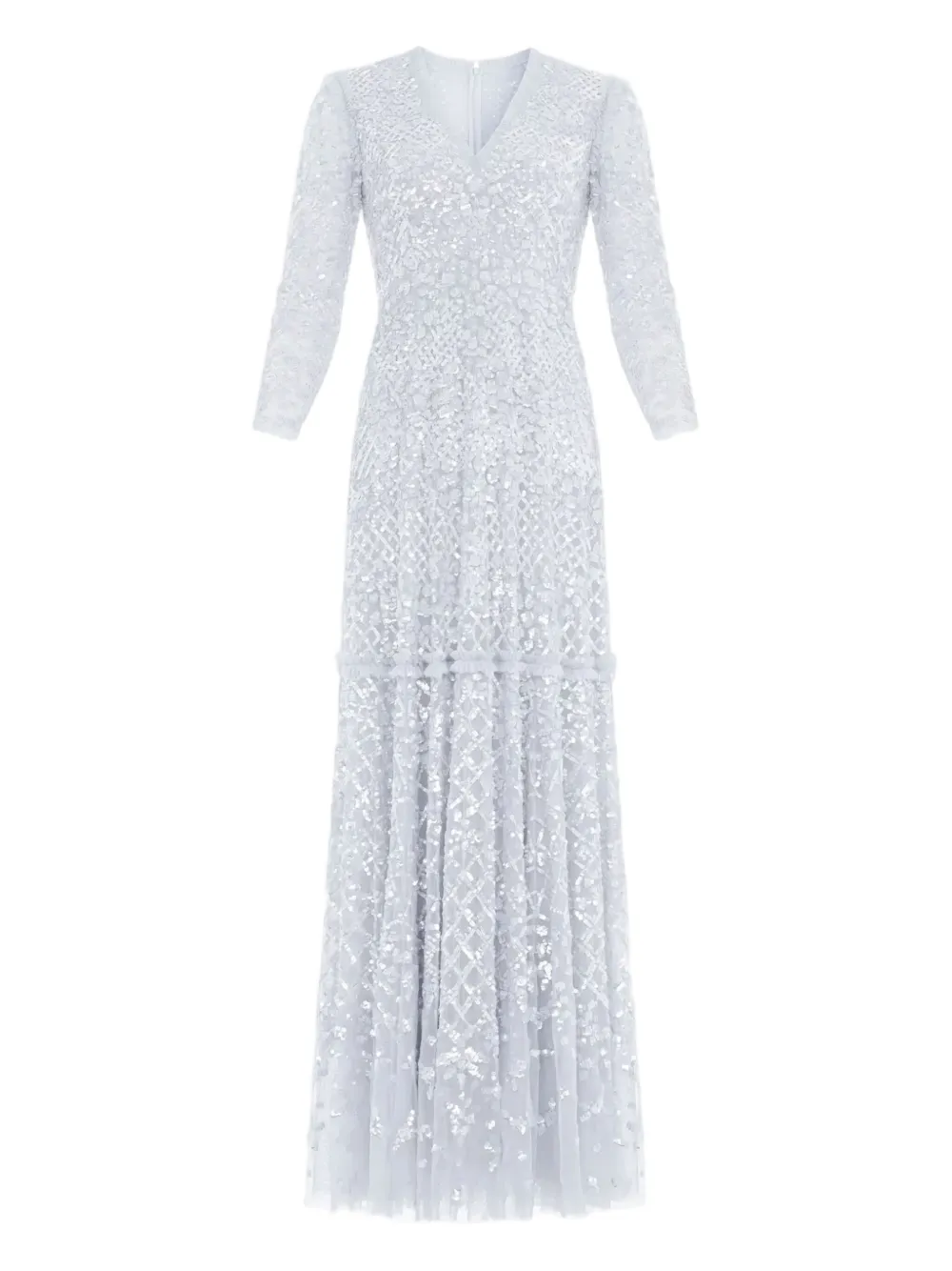 

Макси-платье Isabella с пайетками Needle & Thread, синий