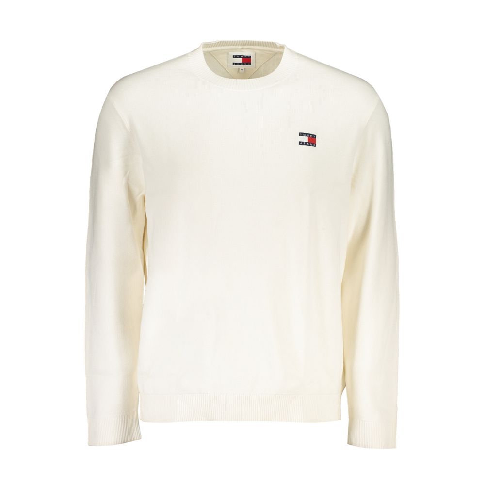 

Белый хлопковый свитер Tommy Hilfiger
