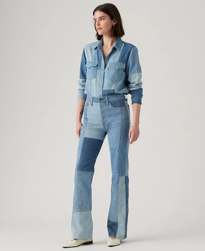 

Женские джинсы Wedgie Bootcut с высокой талией Levi's, синий