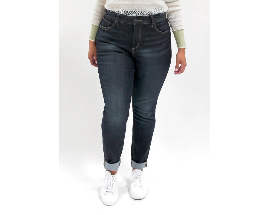 

Джинсы-скинни с высокой посадкой и длиной до щиколотки больших размеров SLINK Jeans, Murphy