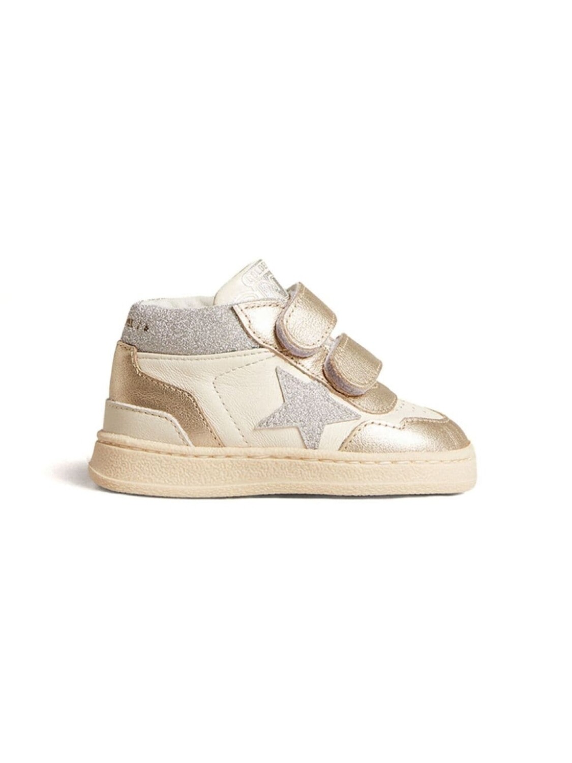

Golden Goose кроссовки June с блестками, золотистый