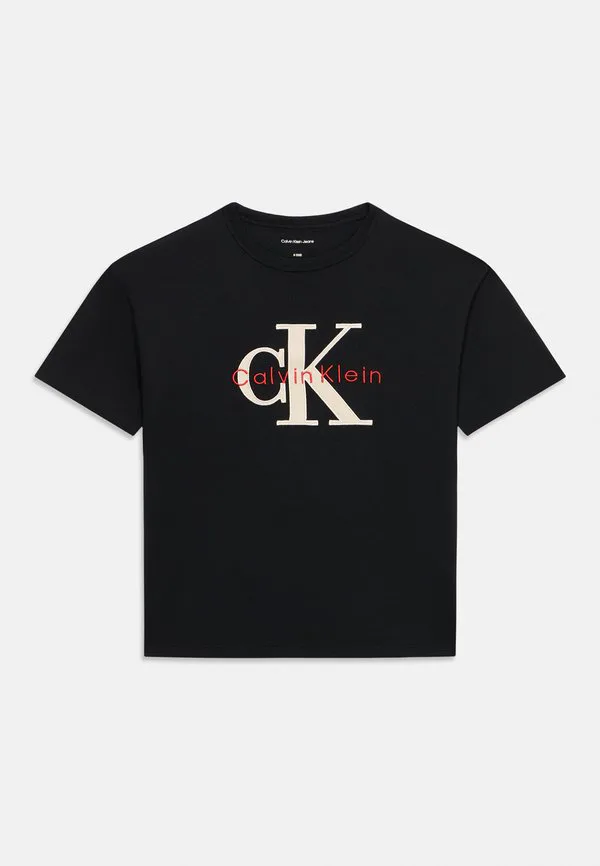 Футболка унисекс с принтом Calvin Klein Jeans, Black — фото 3