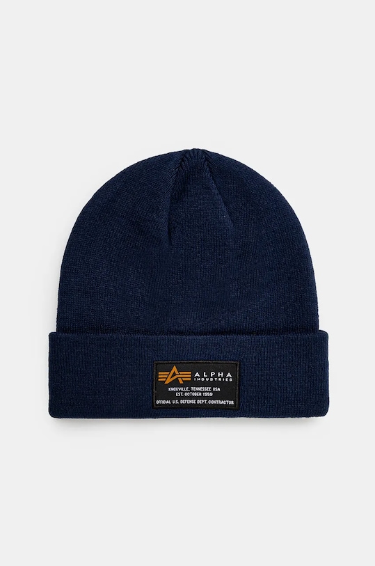 

Шапка Crew Beanie Alpha Industries, темно-синий